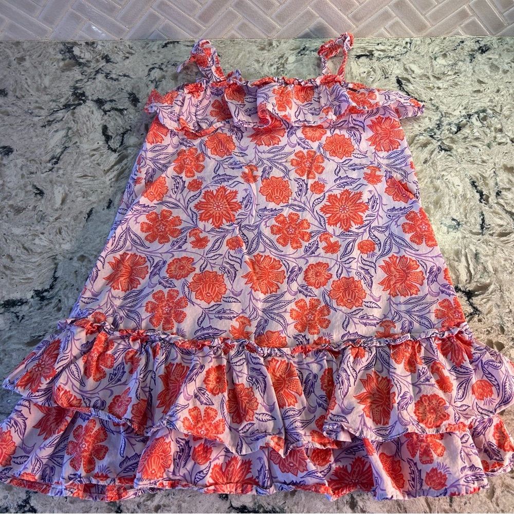 Janie and Jack Floral Ruffle Sundress
